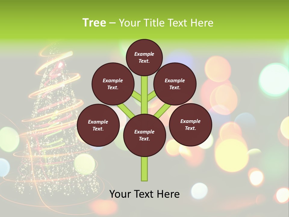 Star Sparkle Golden PowerPoint Template