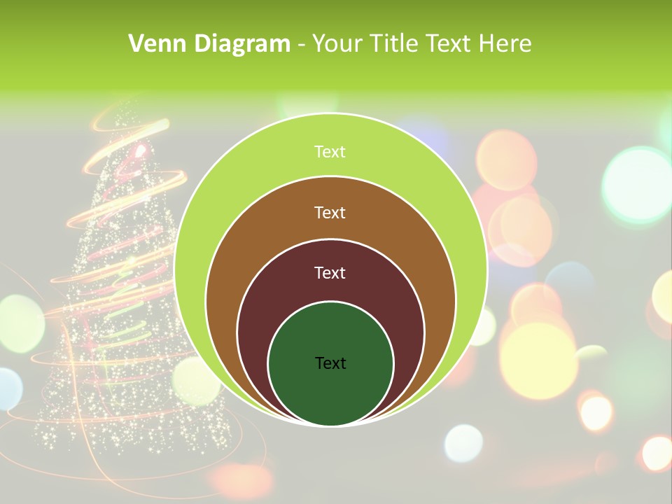 Star Sparkle Golden PowerPoint Template