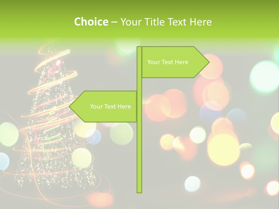 Star Sparkle Golden PowerPoint Template
