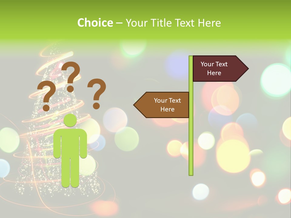 Star Sparkle Golden PowerPoint Template