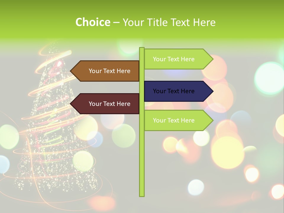 Star Sparkle Golden PowerPoint Template