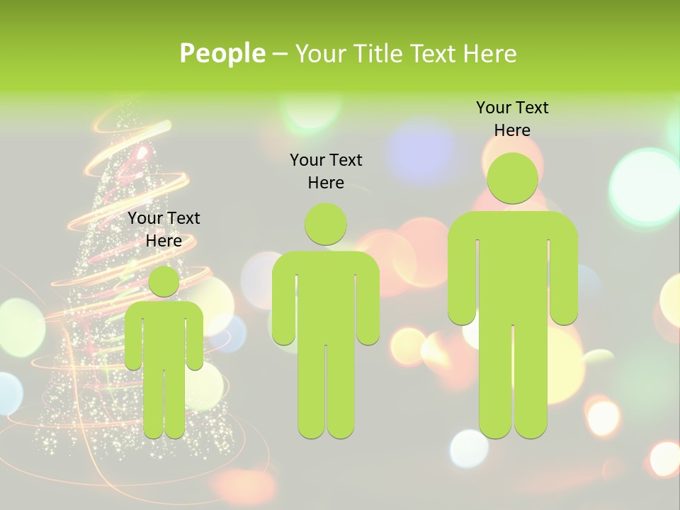 Star Sparkle Golden PowerPoint Template