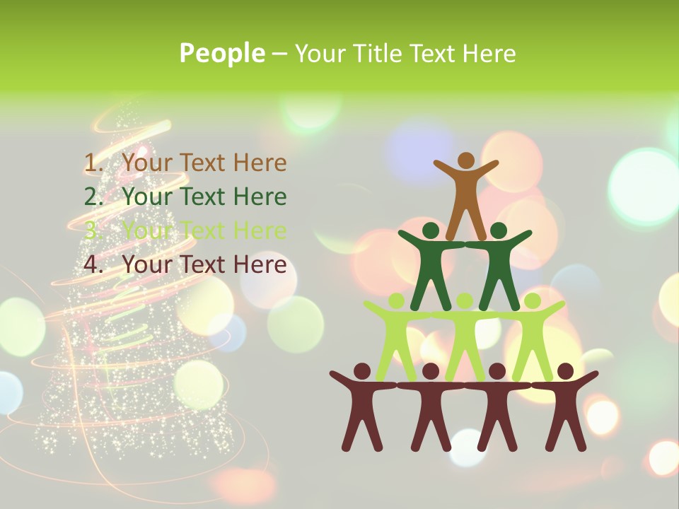 Star Sparkle Golden PowerPoint Template