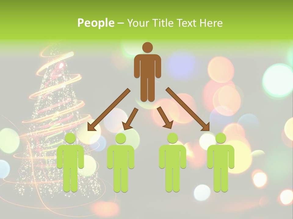 Star Sparkle Golden PowerPoint Template