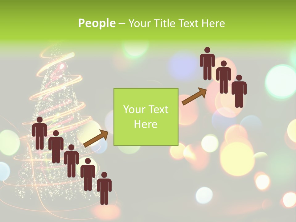 Star Sparkle Golden PowerPoint Template