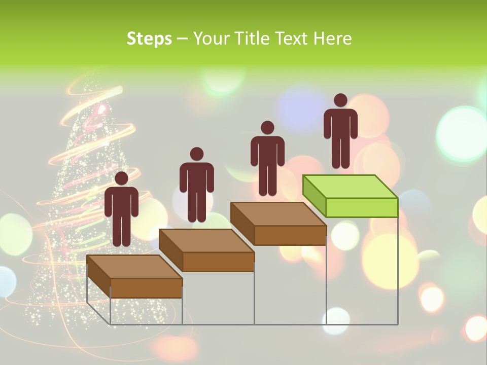 Star Sparkle Golden PowerPoint Template