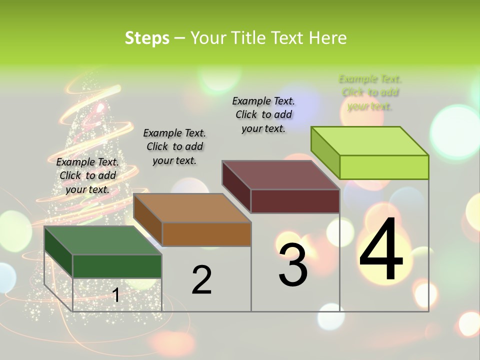 Star Sparkle Golden PowerPoint Template