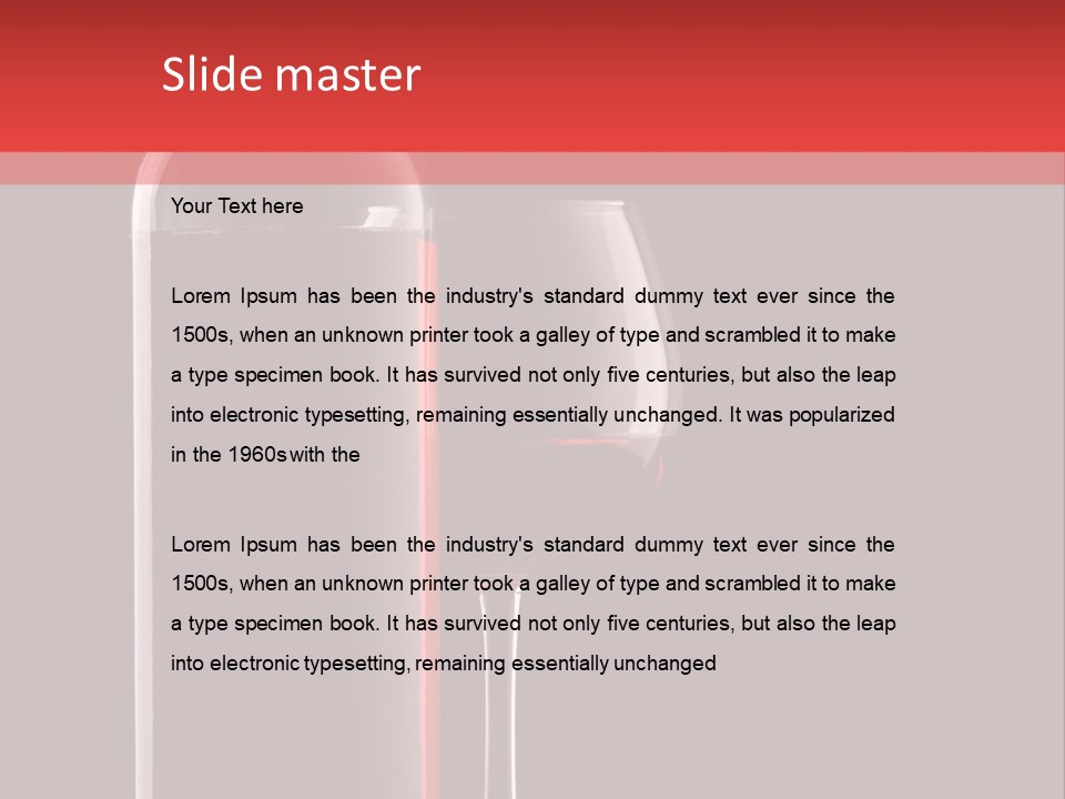 Isolated Food Luxury PowerPoint Template