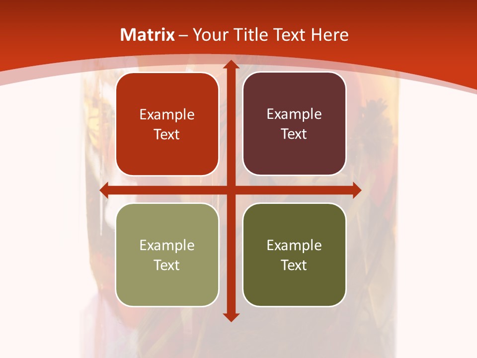 Tomatoes Clear Container PowerPoint Template