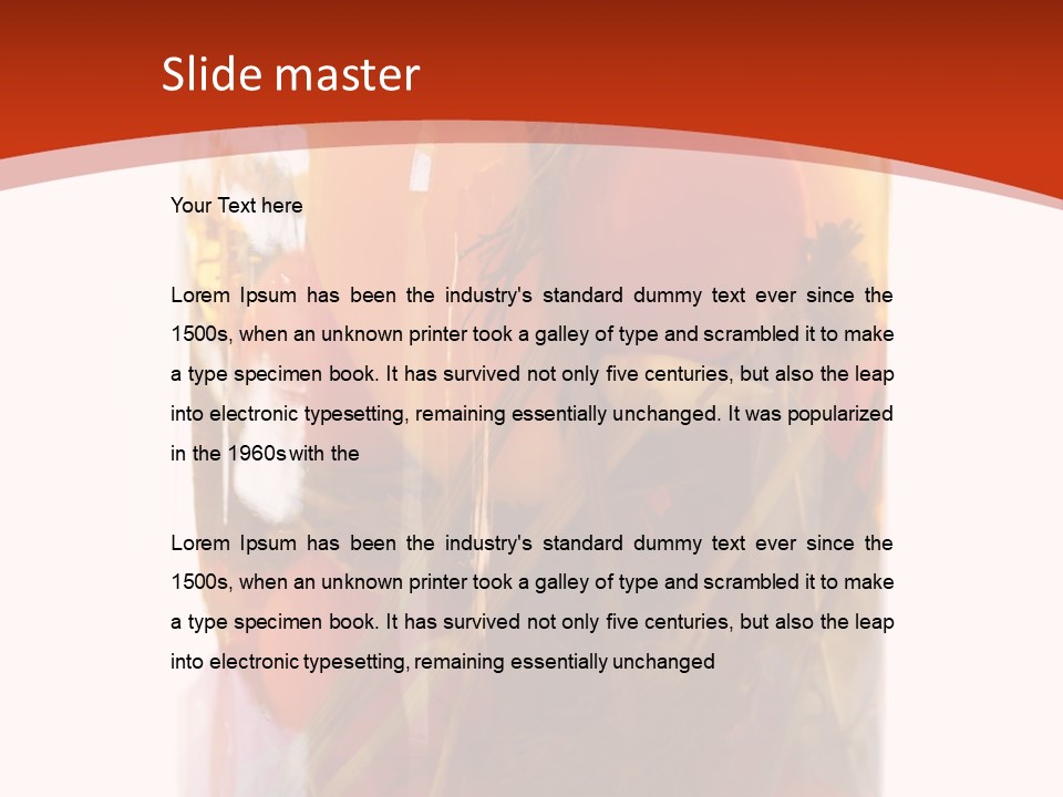 Tomatoes Clear Container PowerPoint Template