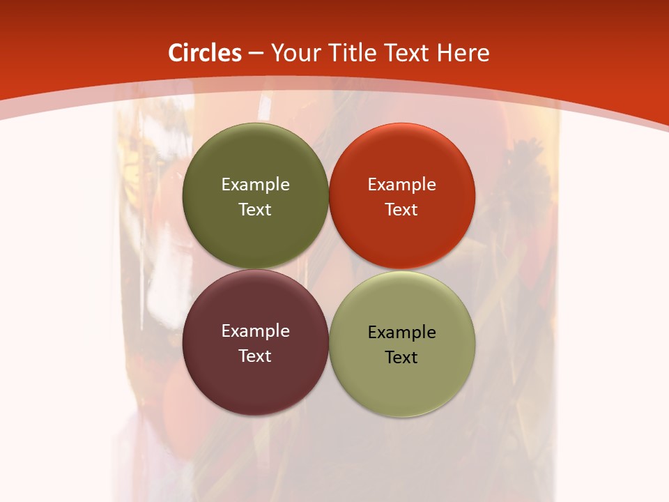 Tomatoes Clear Container PowerPoint Template
