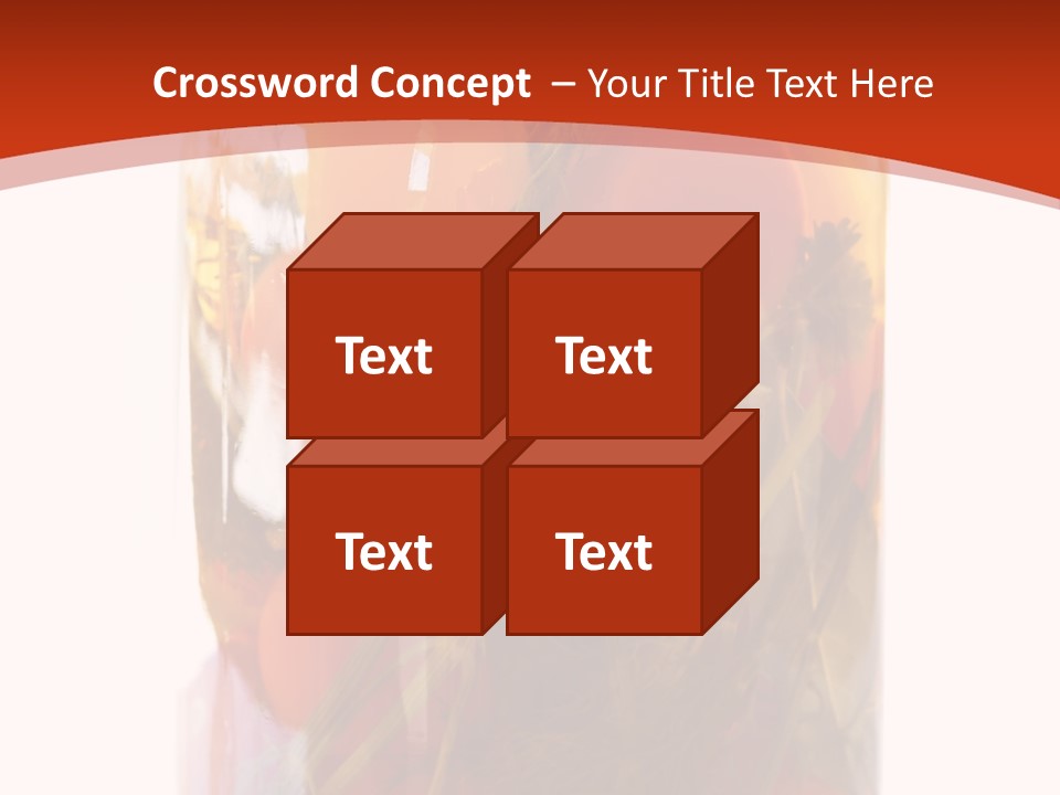Tomatoes Clear Container PowerPoint Template