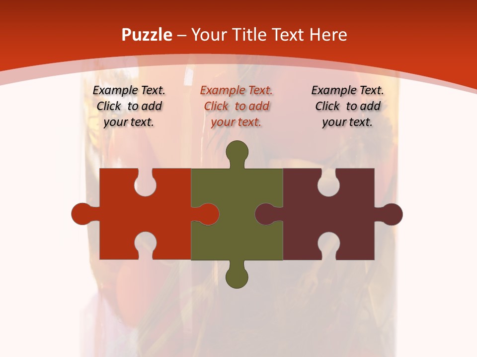 Tomatoes Clear Container PowerPoint Template