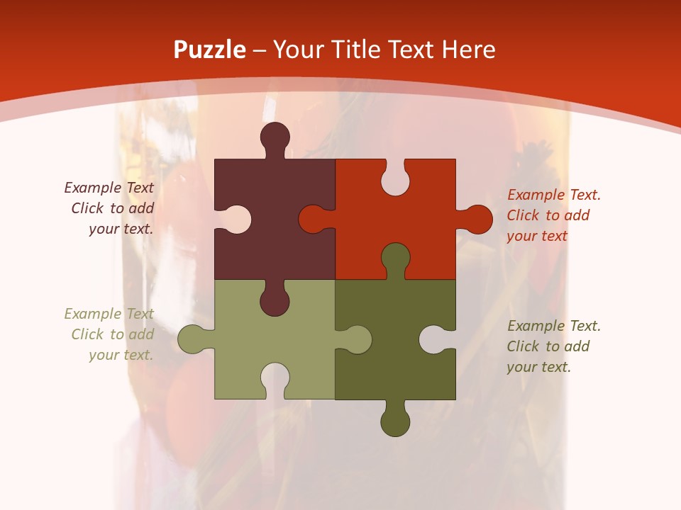 Tomatoes Clear Container PowerPoint Template