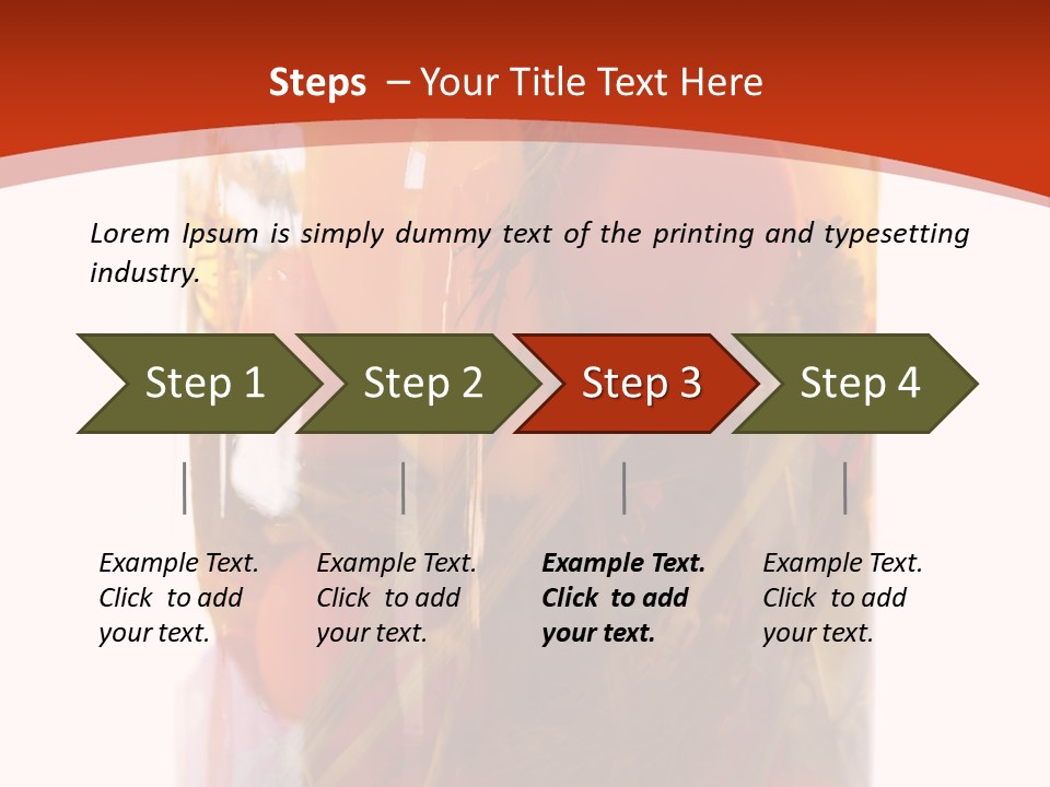 Tomatoes Clear Container PowerPoint Template