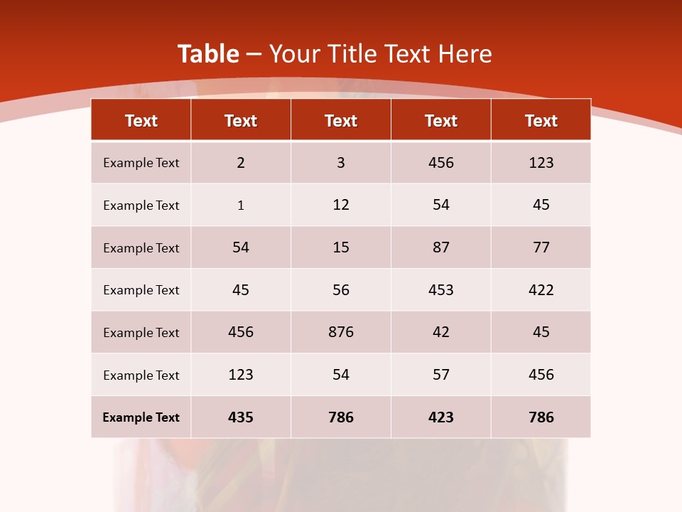 Tomatoes Clear Container PowerPoint Template