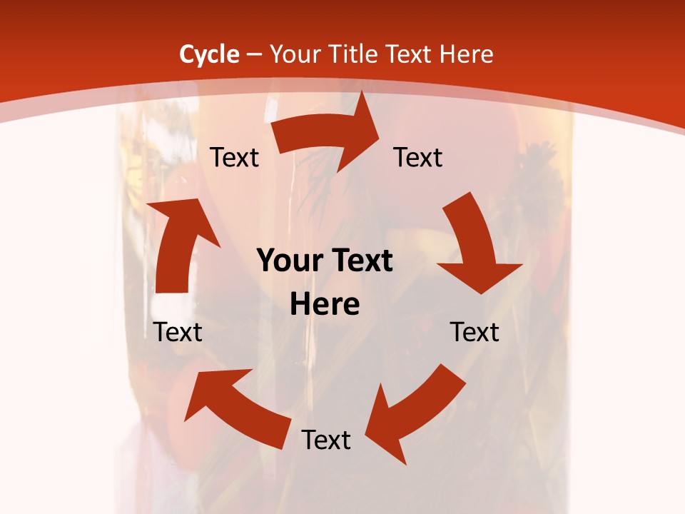 Tomatoes Clear Container PowerPoint Template