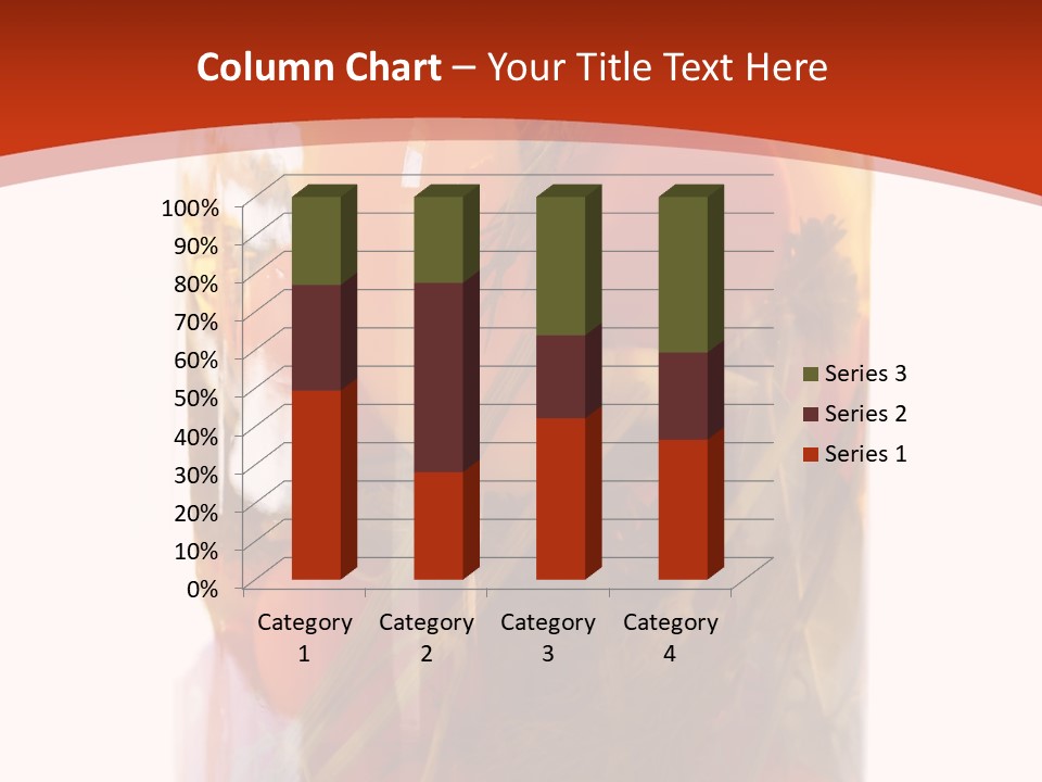 Tomatoes Clear Container PowerPoint Template