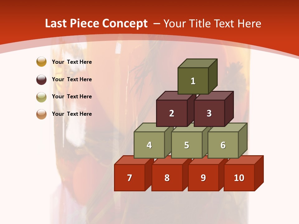 Tomatoes Clear Container PowerPoint Template