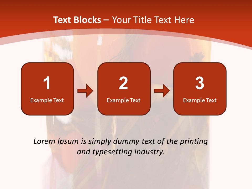 Tomatoes Clear Container PowerPoint Template