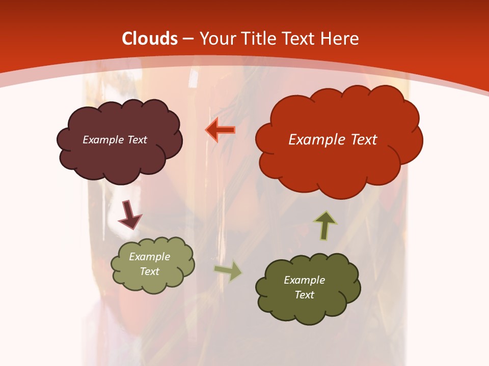 Tomatoes Clear Container PowerPoint Template