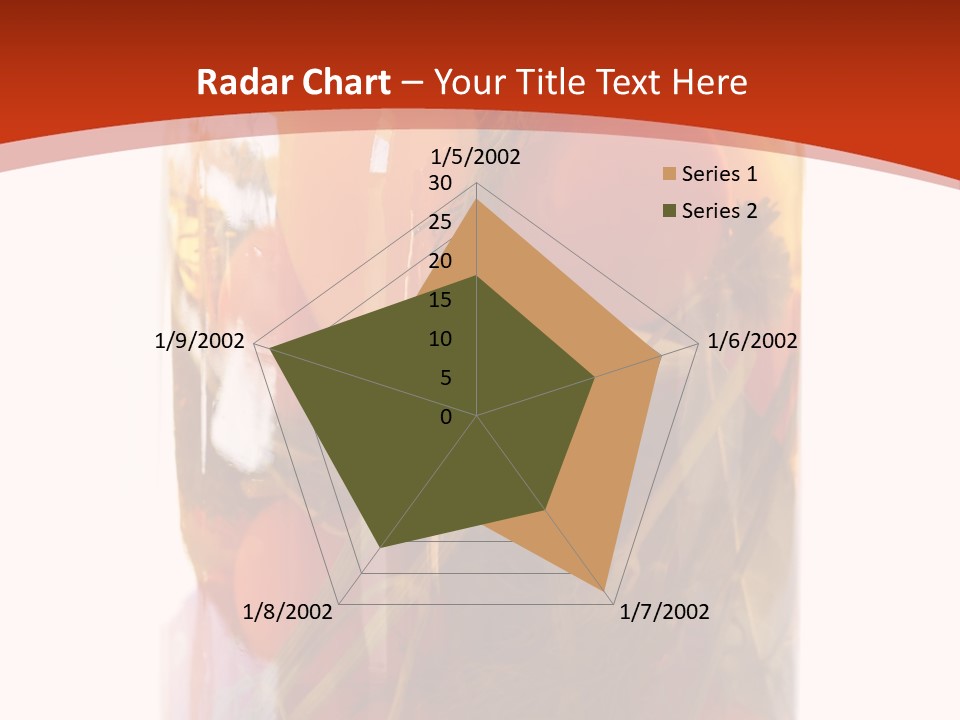 Tomatoes Clear Container PowerPoint Template