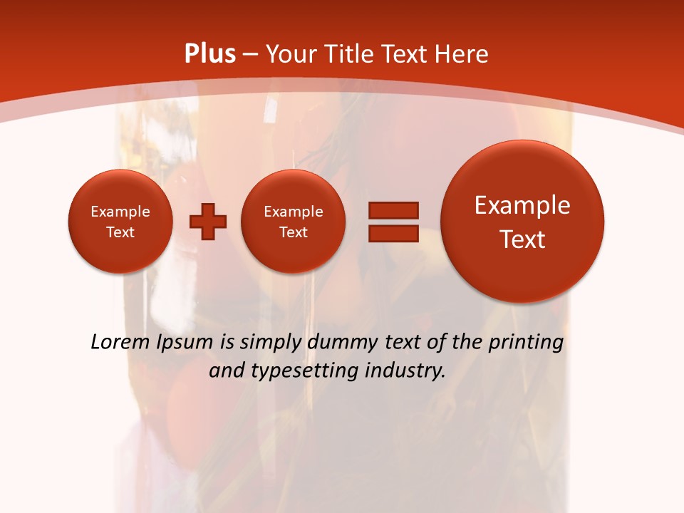 Tomatoes Clear Container PowerPoint Template