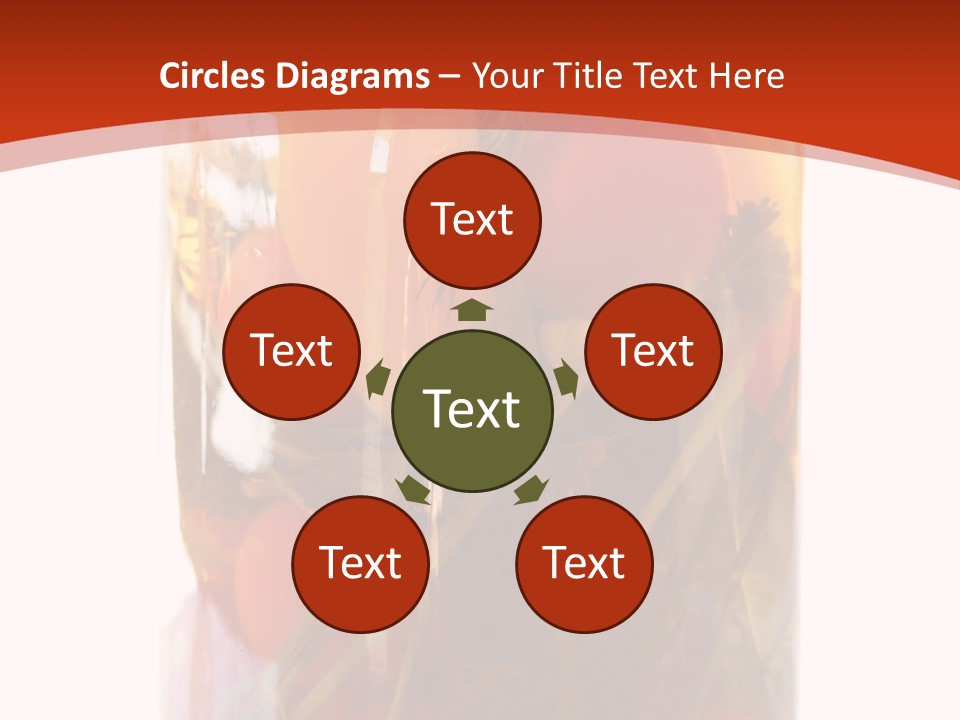 Tomatoes Clear Container PowerPoint Template