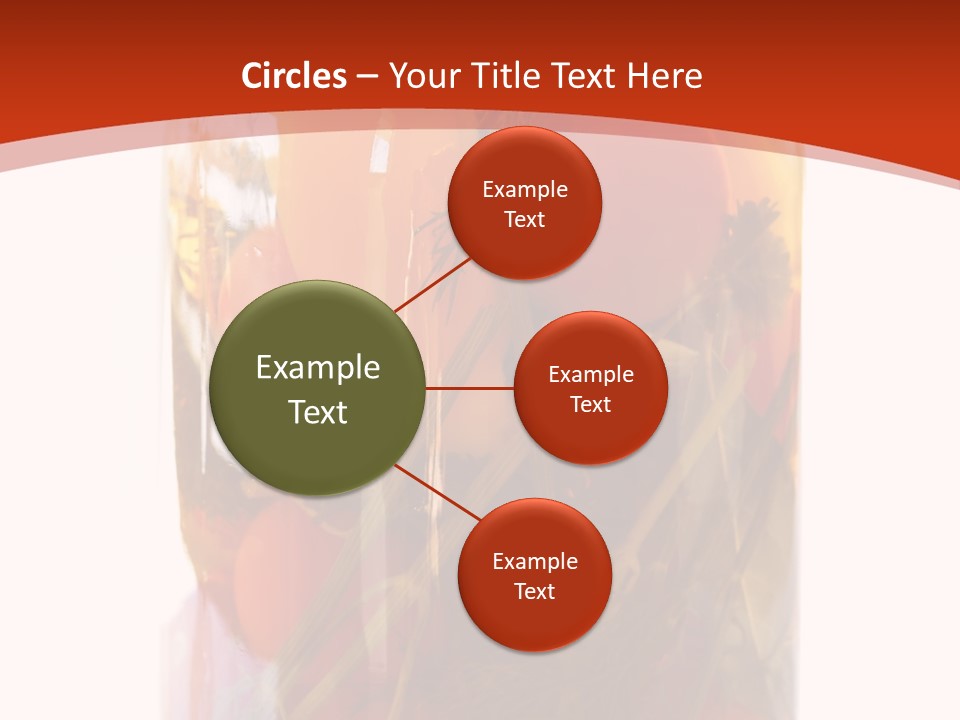 Tomatoes Clear Container PowerPoint Template