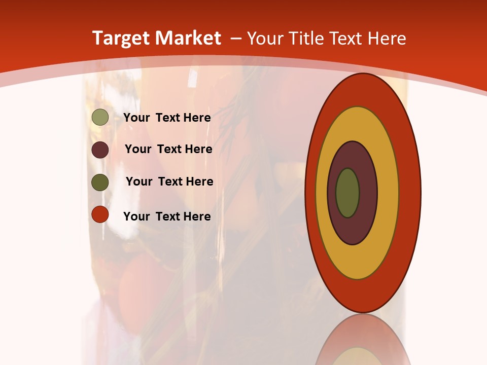 Tomatoes Clear Container PowerPoint Template