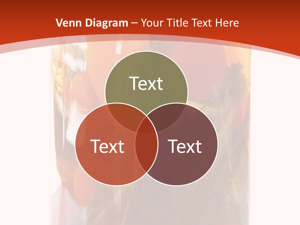 Tomatoes Clear Container PowerPoint Template