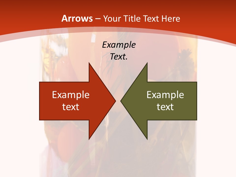 Tomatoes Clear Container PowerPoint Template