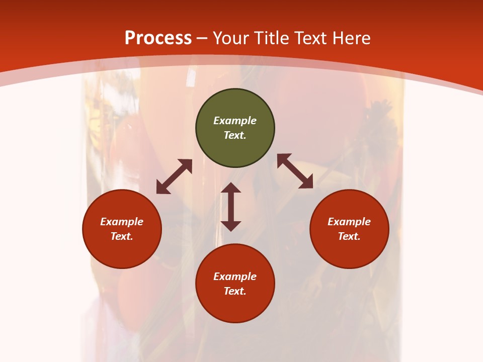Tomatoes Clear Container PowerPoint Template