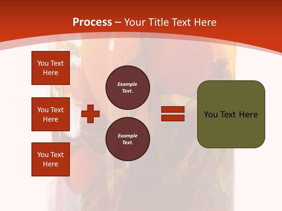 Tomatoes Clear Container PowerPoint Template