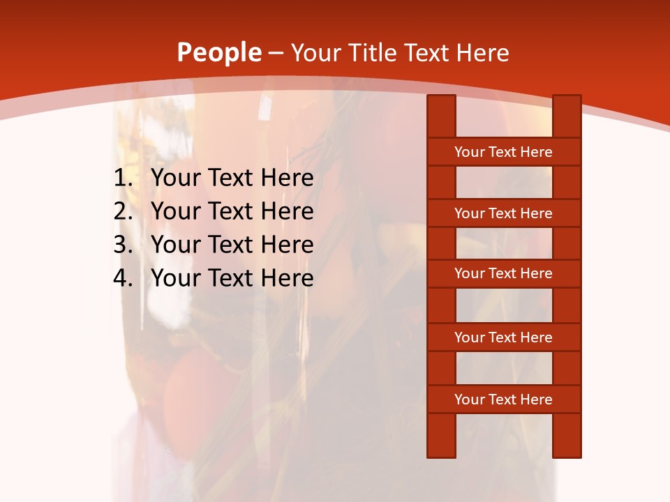 Tomatoes Clear Container PowerPoint Template