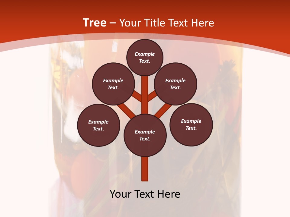 Tomatoes Clear Container PowerPoint Template