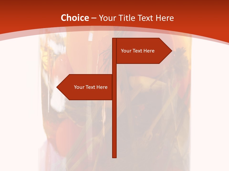 Tomatoes Clear Container PowerPoint Template