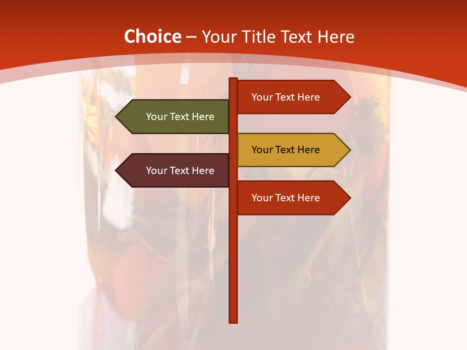 Tomatoes Clear Container PowerPoint Template