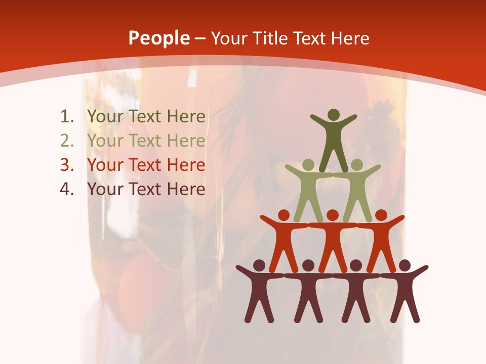 Tomatoes Clear Container PowerPoint Template