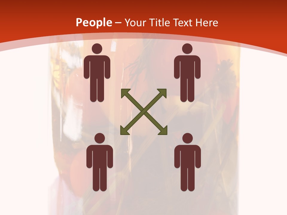 Tomatoes Clear Container PowerPoint Template