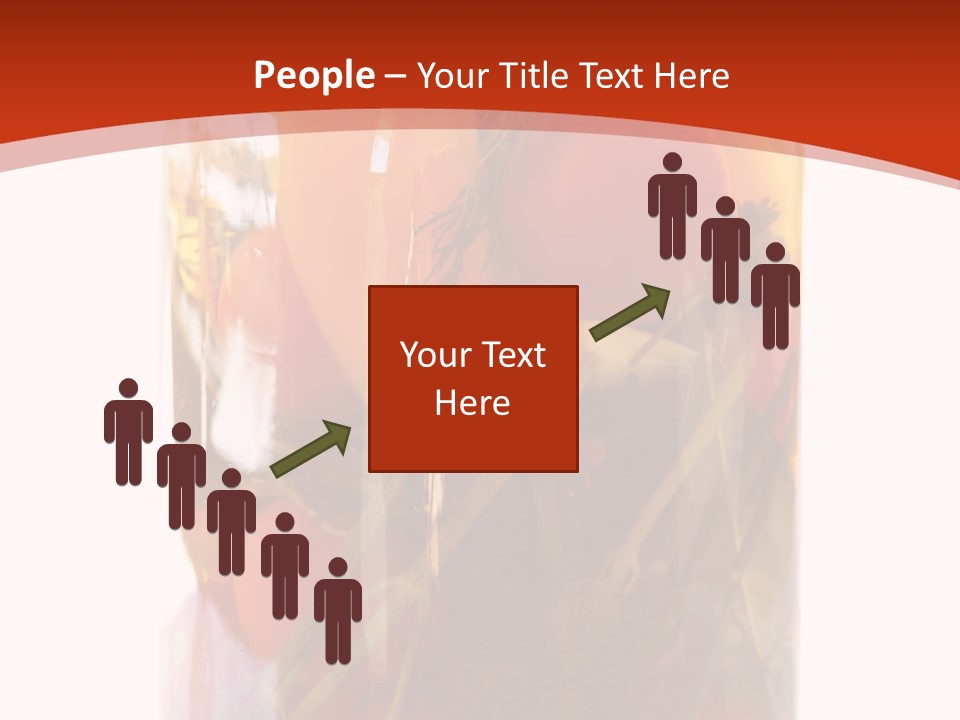 Tomatoes Clear Container PowerPoint Template