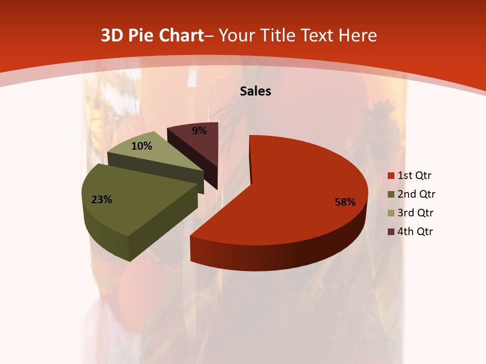Tomatoes Clear Container PowerPoint Template