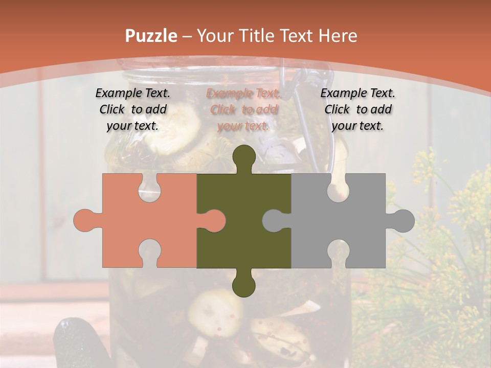 Homemade Dill Salted PowerPoint Template