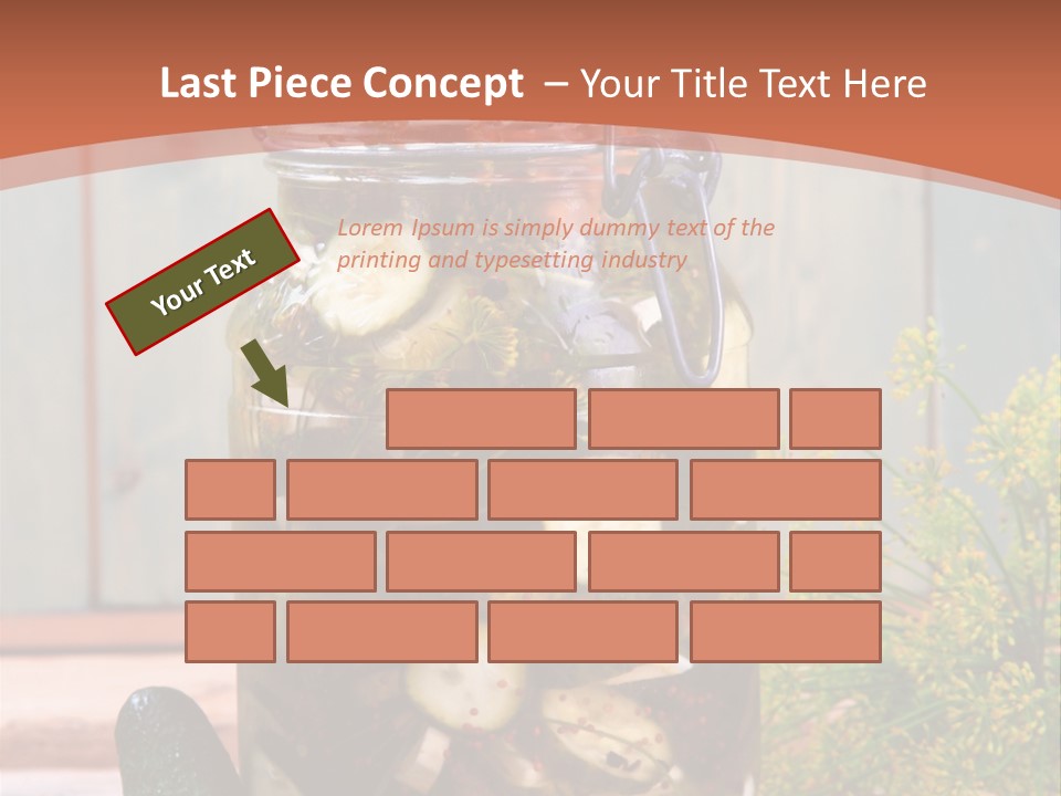 Homemade Dill Salted PowerPoint Template