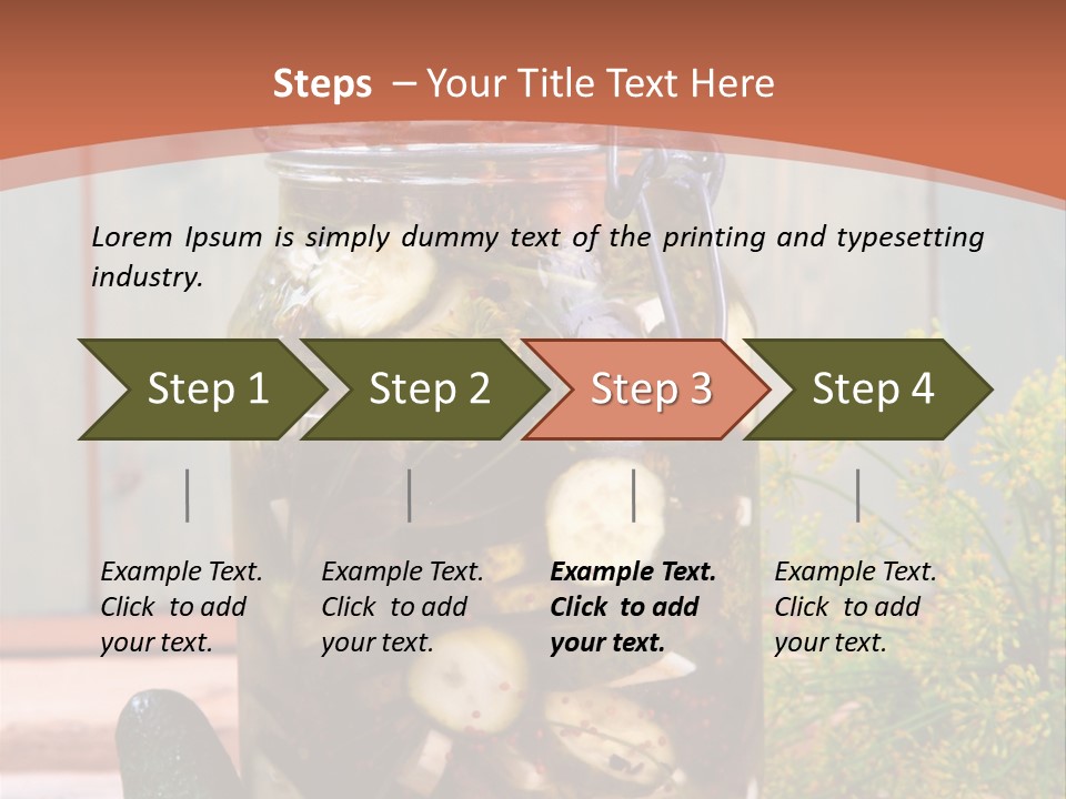 Homemade Dill Salted PowerPoint Template