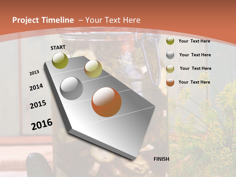 Homemade Dill Salted PowerPoint Template