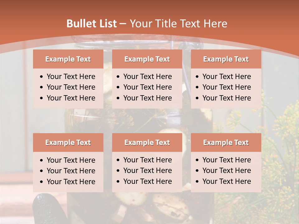 Homemade Dill Salted PowerPoint Template