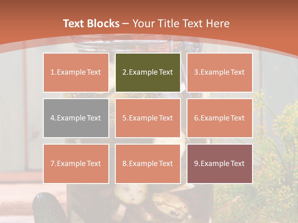 Homemade Dill Salted PowerPoint Template