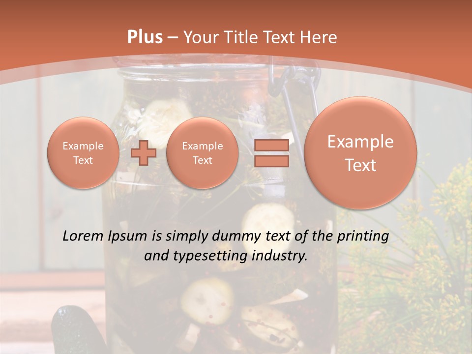 Homemade Dill Salted PowerPoint Template