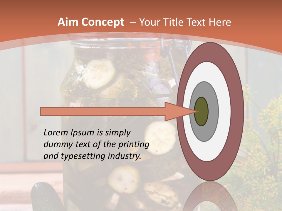 Homemade Dill Salted PowerPoint Template